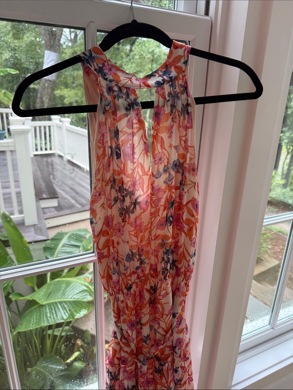 Fate VICI Collection “Orange You Glad It’s Summer” Floral Maxi Dress